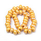 Perles en porcelaine manuelles PORC-Q219-15x9-F22-2