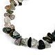 Unisex Chip Natural Indian Agate Beaded Stretch Bracelets BJEW-S143-38-3