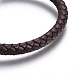Leather Braided Cord Bracelets BJEW-E352-13BP-2