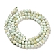 Chapelets de perles en opale vert naturel G-Z035-A02-02A-3
