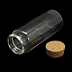 Verre bouteille en verre jar pour les contenants de perles CON-E008-127x47mm-2