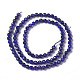 Filo di Perle lapis lazuli naturali  G-F596-15-4mm-2