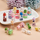 Cheriswelry 60Pcs 15 Style Wish Glass Bottle Pendants CRES-CW0001-08-3