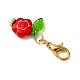 Подвеска из акрилового цветка HJEW-JM04074-02-5