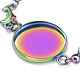 Fabbricazione di braccialetti in acciaio inossidabile color arcobaleno 304 STAS-L248-003M-2