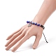 Alloy Hamsa Hand Charm Bracelet BJEW-TA00159-4