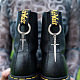 12 pz 6 ciondoli per scarpe in lega di stile tibetano HJEW-AB00631-6