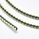 Cordón de cuero de microfibra trenzado OCOR-G004-A01-3