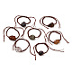 Verstellbare geflochtene Perlenarmband-Sets aus Nylonschnur BJEW-JB05551-1