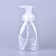 発泡ポンプ石鹸ボトル  詰め替え可能なペットボトル  透明  15.4x8.1cm  容量：250ミリリットル X-MRMJ-WH0059-43A-1