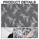 Кружевная ткань из полиэстера с цветочным узором DIY-WH0496-28A-5