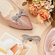 2 Stück Schuhdekorationen aus Kristall-Strassen aus Legierung für Hochzeiten.&nbsp;FIND-CP0002-06P-4