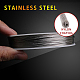 BENECREAT 165-Feet 0.017inch (0.45mm) 7-Strand White Bead String Wire Nylon Coated Stainless Steel Wire for Necklace Bracelet Beading Craft Work TWIR-BC0001-03A-02-4