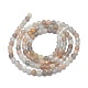 Natural Multi-Moonstone Beads Strands G-G792-44-2