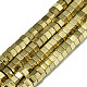 Electroplate Non-magnetic Synthetic Hematite Beads Strands G-S352-48B-01-1