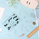 Gorgecraft 1 Sheet Silicone Clear Stamps DIY-GF0007-04-3