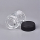22mlガラス空瓶  ガラス瓶  ねじ蓋付き  詰め替え式ボトル  ブラック  3.6x5cm  容量：22ml（0.74液量オンス） MRMJ-WH0059-92-2