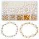 Perline acriliche perlate imitate 10 stile e perline di plastica ccb DIY-YW0007-51-2