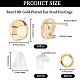 CREATCABIN 10Pcs Brass Stud Earring Findings KK-CN0002-47-2