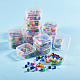 Contenants de perles en plastique transparent CON-YW0001-04-5