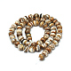 Brins de perles dzi motif rayé de style tibétain X-TDZI-O005-10I-6mm-3