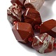 Chapelets de perles en jaspe rouge naturel G-C182-12-01-4