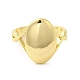 Anello in ottone con placcatura a cremagliera&nbsp;RJEW-C072-19G-2