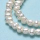 Brins de perles de culture d'eau douce naturelles PEAR-F018-01B-4