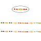 Handgefertigte Perlenketten aus Messing CHC-P011-B02-G-2