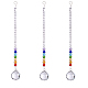 Boule de prisme de cristal suncatcher AJEW-WH0021-35A-3