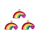 Colgantes de esmalte de aleación de orgullo de color arcoíris ENAM-K067-23-2