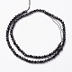 Spinelle naturel noir brins de perles G-P213-13-3mm-2