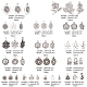 Superfindings 150pcs 15 pendentifs en alliage de style tibétain de style TIBEP-FH0001-13-6
