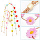 Tissu tournesol hippie bandeau floral couronne OHAR-WH0011-12B-4