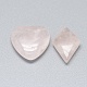 Perlas naturales de cuarzo rosa G-F637-12-2