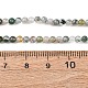 Природные моховой агат бисер нитей G-Z116-A05-3mm-5