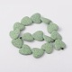 Fili di perle di roccia lavica sintetica G-N0113-15-2