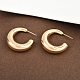 Латунь серьги EJEW-H168-14B-G-2