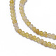 Perles en opale jaune naturelle G-F596-24-3mm-3