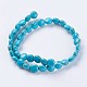 Chapelets de perles en turquoise synthétique G-E456-42A-10mm-2