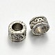 Säulen-Spacer-Beads aus Legierung im tibetischen Stil X-PALLOY-E381-07AS-NR-2