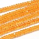 Faceted Rondelle Cultured Piezoelectric Citrine Beads Strands G-I1413x6-03S-AA-1
