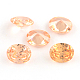 Oval Shaped Cubic Zirconia Pointed Back Cabochons ZIRC-R010-14x10-06-1