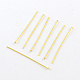 Brass Flat Head Pins KK-Q579-7cm-G-1