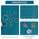 Kits de crochets de boucle d'oreille unicraftale STAS-UN0043-80-5
