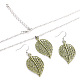Комплекты из ожерелий и серег в стиле бохо из сплава WG43411-07-2