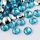 Botones redondos planos del diamante artificial de acrílico de Taiwán de 2-agujero BUTT-F015-24mm-25-1