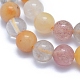 Chapelets de perles en quartz de rutile naturel G-L552H-05B-2