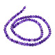 Natural Amethyst Beads Strands G-E569-A03-2