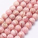 Chapelets de perles en rhodochrosite naturelle G-J369-03-6mm-1